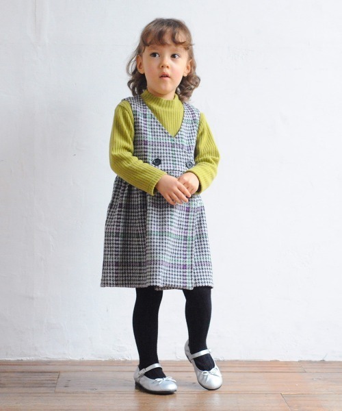 「combimini」 「KIDS」サロペットスカート 120 グレー キッズ_画像5