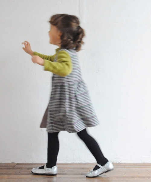 「combimini」 「KIDS」サロペットスカート 120 グレー キッズ_画像6