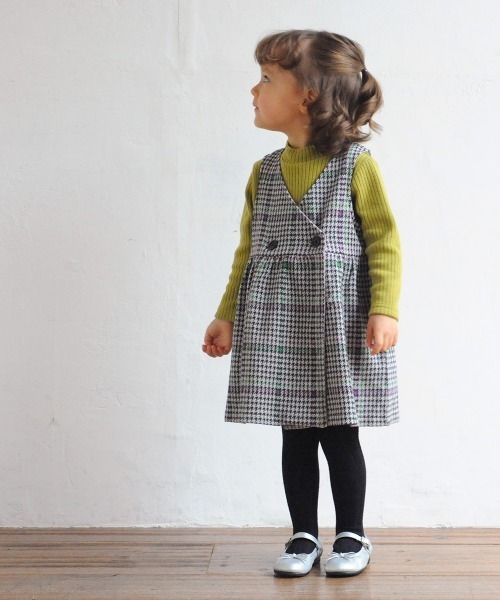 「combimini」 「KIDS」サロペットスカート 120 グレー キッズ_画像7