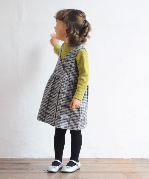 「combimini」 「KIDS」サロペットスカート 120 グレー キッズ_画像8