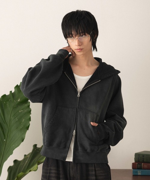 LUCY（ルーシー） パーカー LUCY/「26年春新作」ショートZIPパーカー