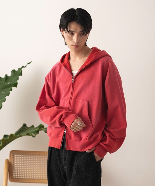 LUCY（ルーシー） パーカー LUCY/「26年春新作」ショートZIPパーカー