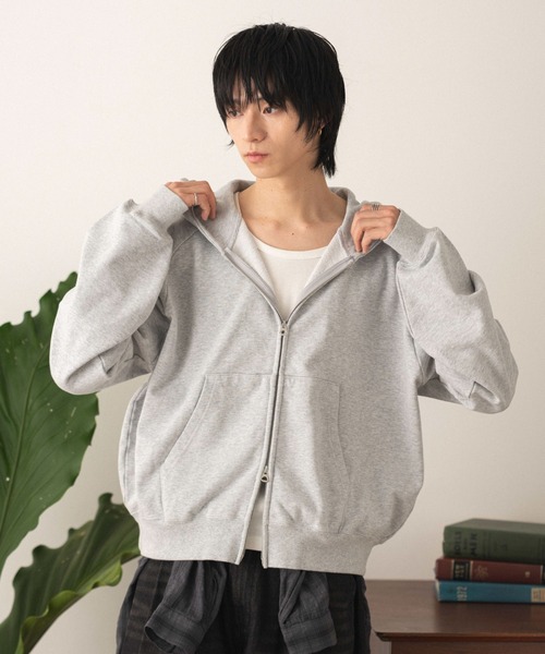 LUCY（ルーシー） パーカー LUCY/「26年春新作」ショートZIPパーカー