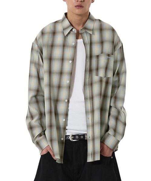 OY（オーワイ） シャツ 「OY/オーワイ」FADEOUT CHECK SHIRT