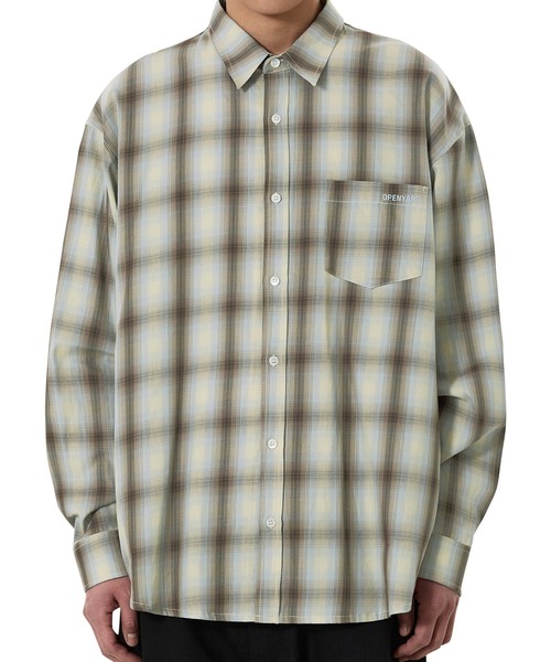 OY（オーワイ） シャツ 「OY/オーワイ」FADEOUT CHECK SHIRT