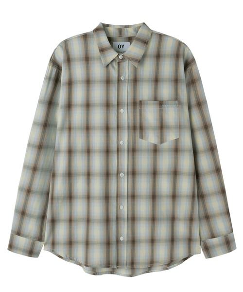 OY（オーワイ） シャツ 「OY/オーワイ」FADEOUT CHECK SHIRT