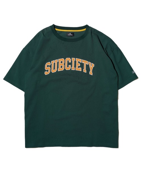 「Subciety」 7分袖Tシャツ X-LARGE ホワイト メンズ_画像9