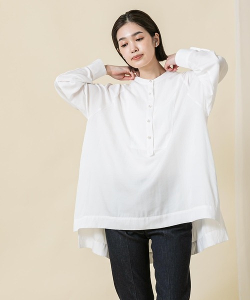 「Gready Brilliant」 「AuieF」長袖ブラウス 38 カーキ レディース_画像6