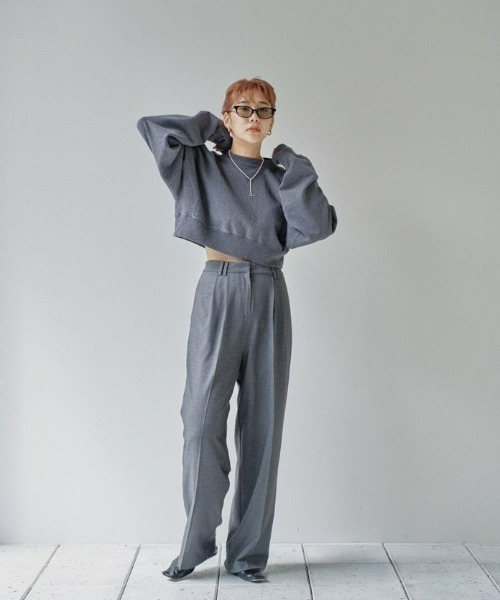 TODAYFUL グレー トップス スウェット TODAYFUL 「TODAYFUL」 スウェットカットソー FREE グレー レディース