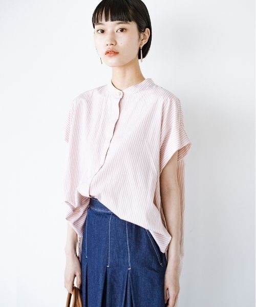「ANNA LUNA」 半袖ブラウス MEDIUM オレンジ レディース_画像8
