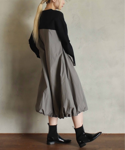 「BITTOKO」 ドッキングワンピース FREE ブラック レディース_画像5