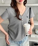 ヘンリーネック uvカット tシャツ 半袖 G...の詳細画像2