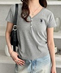 ヘンリーネック uvカット tシャツ 半袖 G...の詳細画像5
