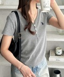 ヘンリーネック uvカット tシャツ 半袖 G...の詳細画像1