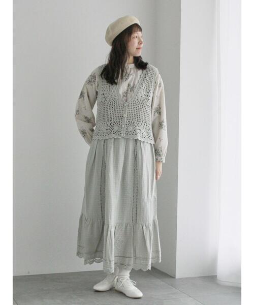 「TSUHARU by Samansa Mos2」 長袖ブラウス F ブルー レディース_画像6
