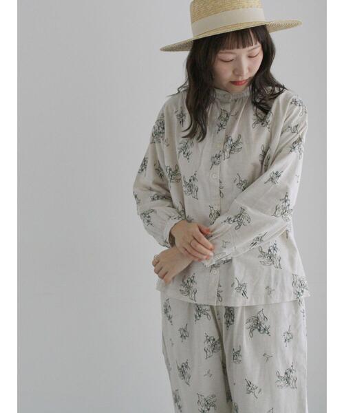 「TSUHARU by Samansa Mos2」 長袖ブラウス F ブルー レディース_画像9