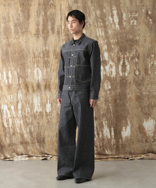 デニムジャケット gジャン 「NARRIL」KUROKI DENIM JACKET メンズの画像