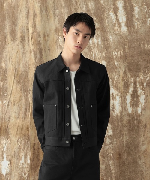 デニムジャケット gジャン 「NARRIL」KUROKI DENIM JACKET メンズの画像