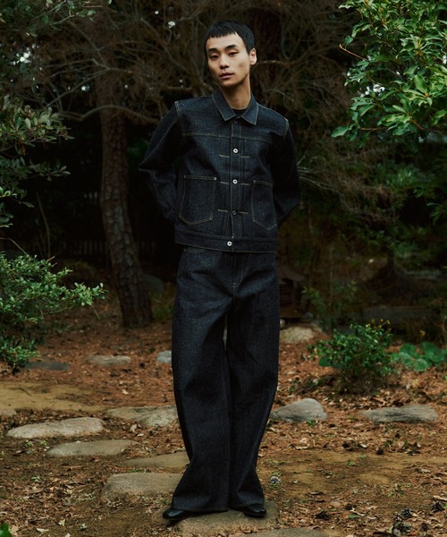 デニムジャケット gジャン 「NARRIL」KUROKI DENIM JACKET メンズの画像