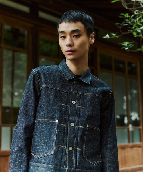 デニムジャケット gジャン 「NARRIL」KUROKI DENIM JACKET メンズの画像