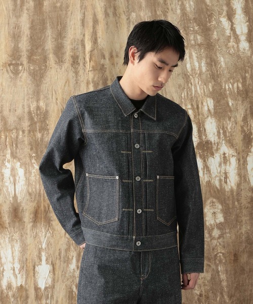 デニムジャケット gジャン 「NARRIL」KUROKI DENIM JACKET メンズの画像