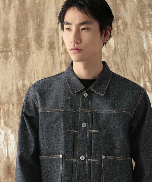 デニムジャケット gジャン 「NARRIL」KUROKI DENIM JACKET メンズの画像