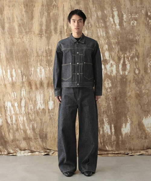 デニムジャケット gジャン 「NARRIL」KUROKI DENIM JACKET メンズの画像