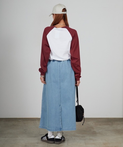 Gramicci（グラミチ） デニムスカート STRETCH DENIM LONG FLARE SKIRT