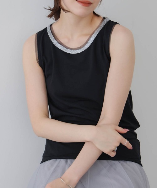 Bou Jeloud（ブージュルード） タンクトップ ノースリーブ アビガイル
