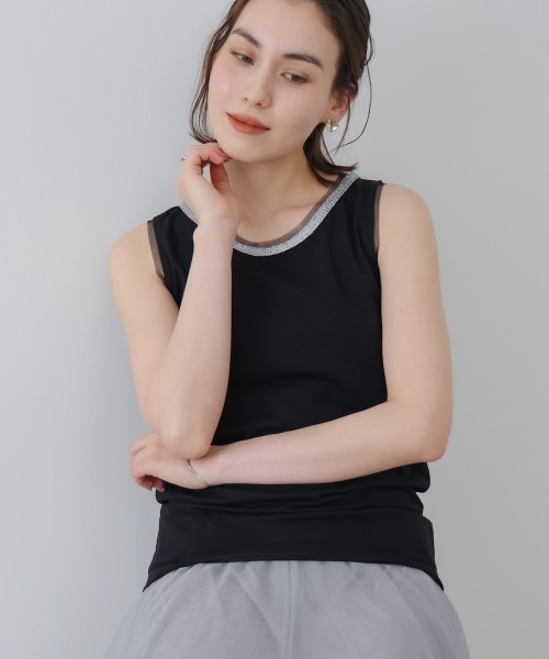 Bou Jeloud（ブージュルード） タンクトップ ノースリーブ アビガイル