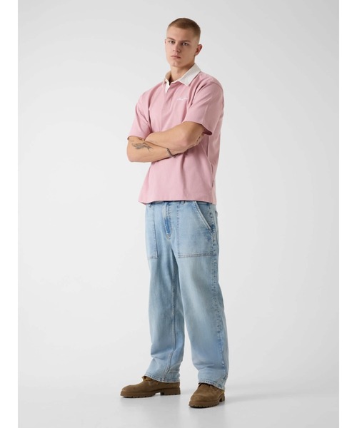 ワイドパンツ ジーンズ GUESS JEANS G19 Carpenter Pant デニムパンツ 