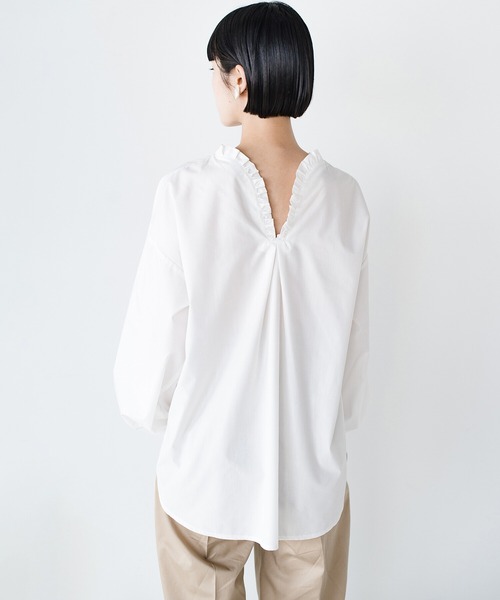 「haco!」 長袖ブラウス LARGE ブラック レディース_画像2