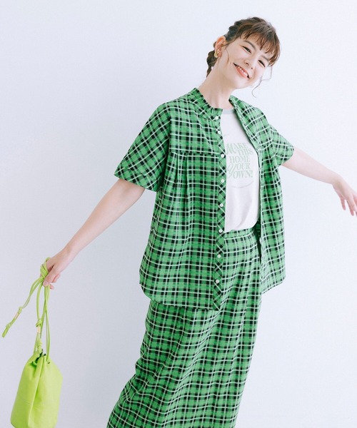 「haco!」 セットアップ X-LARGE ベージュ系その他 レディース_画像7