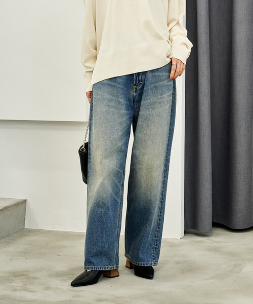 「FREAK'S STORE」 デニムパンツ 27 サックスブルー レディースの画像