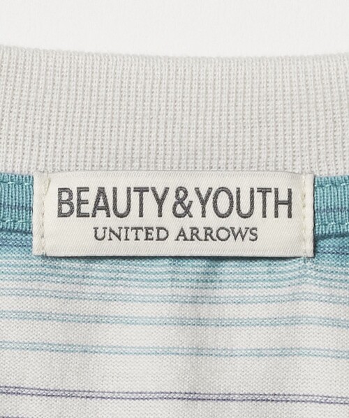 BEAUTY＆YOUTH UNITED ARROWS tシャツ オンブレ ボーダー クルーネック 