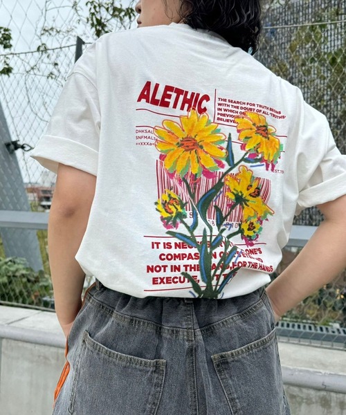 「PBLIM」 半袖Tシャツ LARGE オフホワイト レディース_画像3