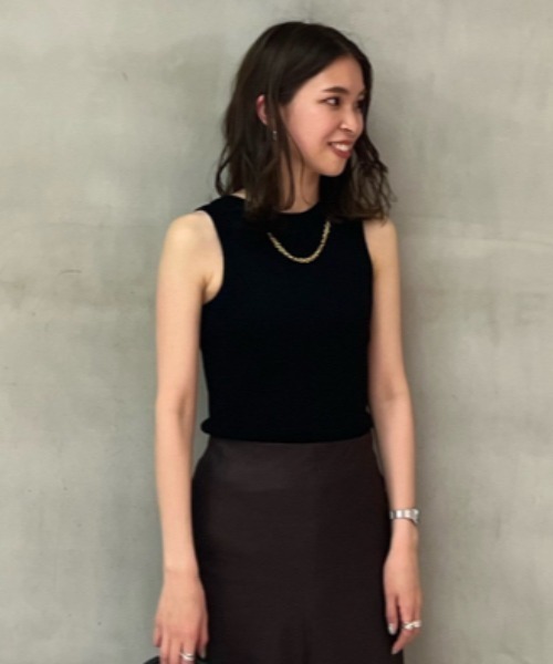 「Mila Owen」 ベスト 0 キャメル レディース_画像5