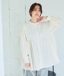 「studio CLIP」 長袖ブラウス FR...の詳細画像5