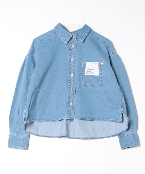 SHIPS（シップス） 長袖シャツ ONE SIZE ライトブルー レディース