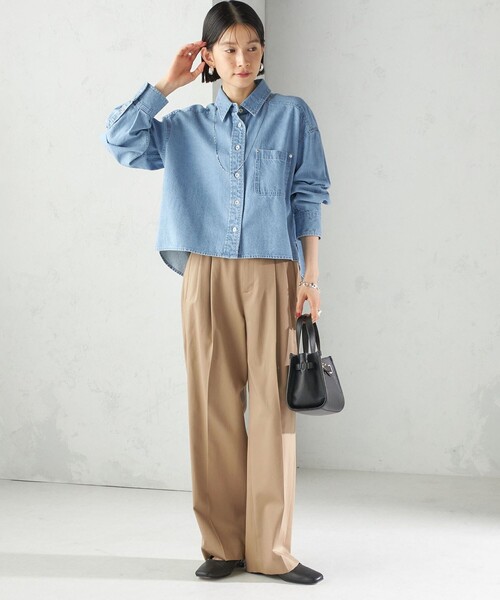 【現行品】SHIPS ライトブルー 長袖シャツ SHIPS（シップス） 長袖シャツ ONE SIZE ライトブルー レディース