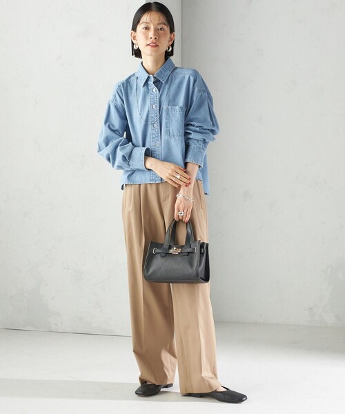 SHIPS（シップス） 長袖シャツ ONE SIZE ライトブルー レディース
