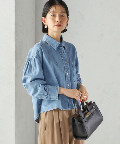 SHIPS（シップス） 長袖シャツ ONE SIZE ライトブルー レディース