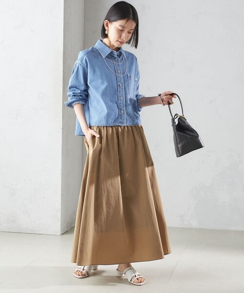 SHIPS（シップス） 長袖シャツ ONE SIZE ライトブルー レディース