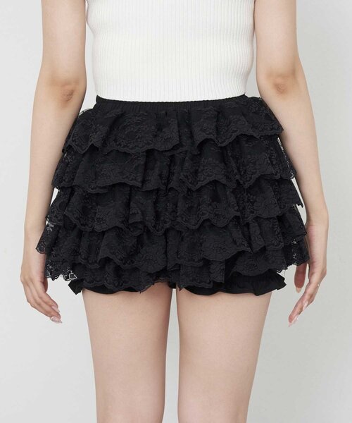 Belle Charme スカート 「Belle Charme」Lace Tiered Skirt : ZOZOTOWN
