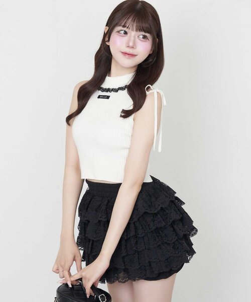 Belle Charme スカート 「Belle Charme」Lace Tiered Skirt : ZOZOTOWN