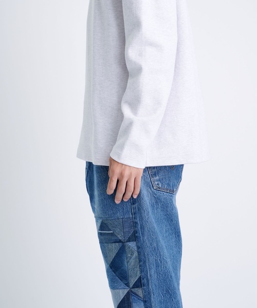 「DIGAWEL」 長袖Tシャツ 2 ベージュ メンズ_画像8