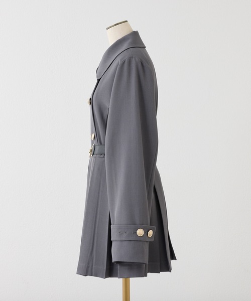 「one after another NICE CLAUP」 トレンチコート MEDIUM アイボリー レディース_画像7