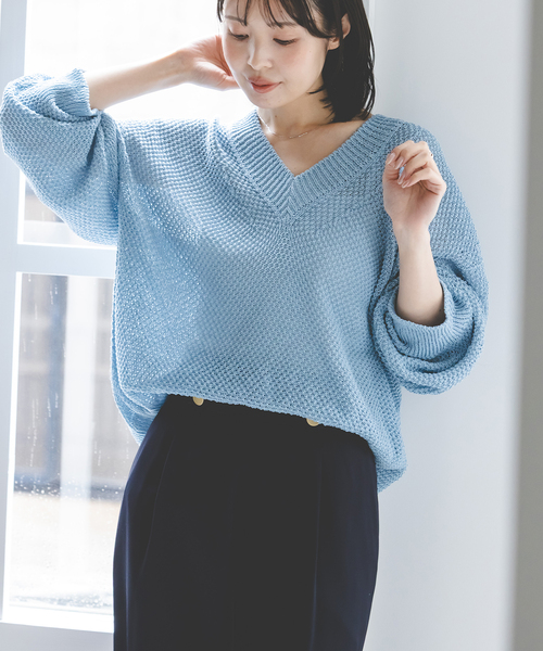 NOBLE（ノーブル） ニット セーター 「追加・新色」「洗える」ペーパー
