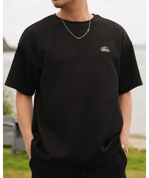 Re:room（リルーム） tシャツ RrmワッフルビックTシャツ メンズ 