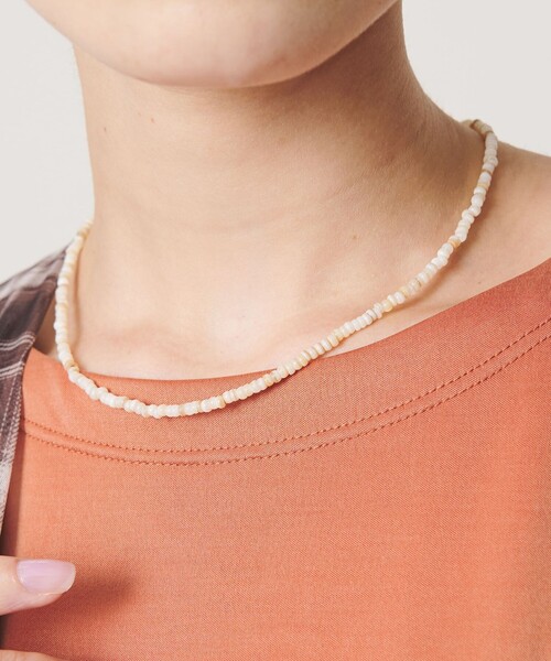 45R アンティークビーズMIXネックレス BEAUTY＆YOUTH UNITED ARROWS ネックレス ミックス ビーズ ネックレス